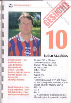Matthäus, Lothar